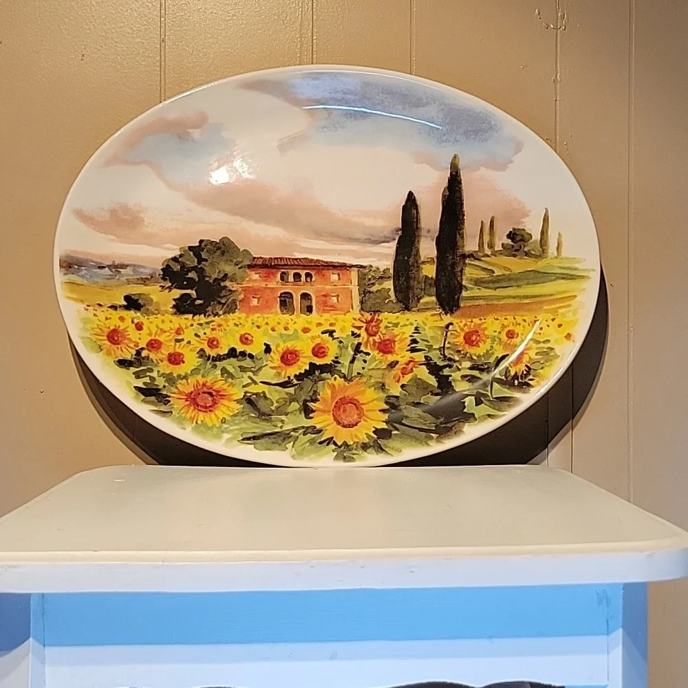 Sur La Table Italian Tuscany Scenic View Platter
